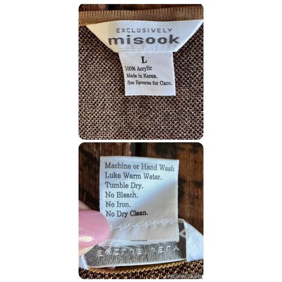 Not For Sale-Exclusively Misook Leopard Cheetah Animal Print Sleeveless Shell - Picture 9 of 14